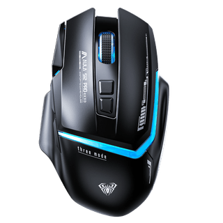 Mouse AULA S12 Pro USB RGB Negro