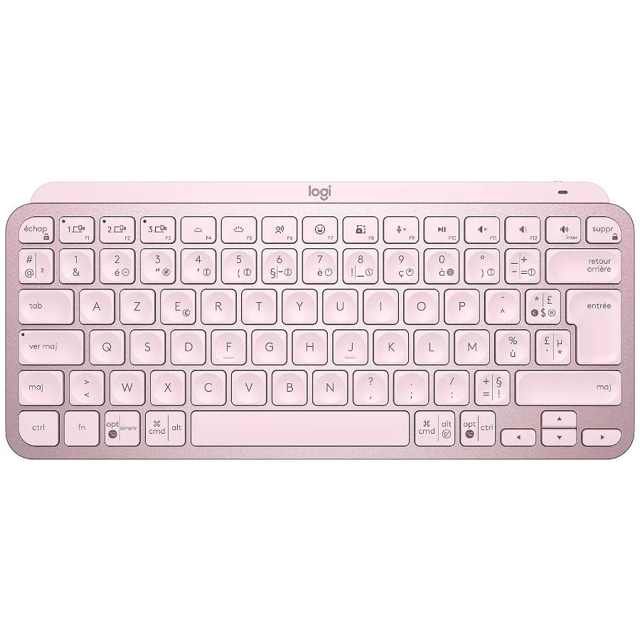 Teclado Wireless Logitech Mx Keys Mini Rosa
