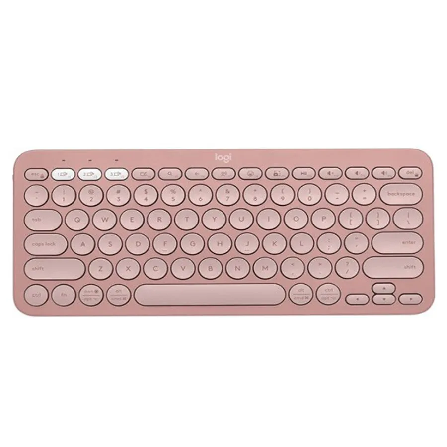 Teclado Wireless Logitech K380s Pebble Rosa