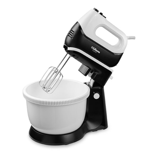 Batidora LILIANA AB175 Easymix Plus Manual con Bowl 450 Watts Blanca y Negra