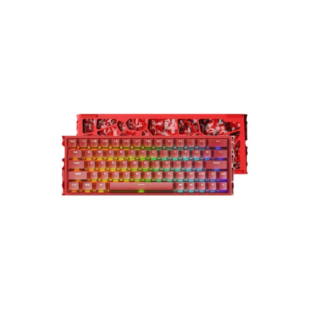 TECLADO MAGNETICO IROK MG63 RED