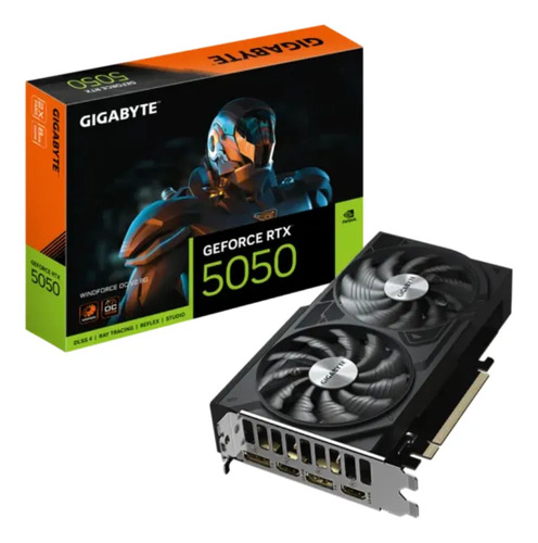 Placa de Video Gigabyte GeForce RTX 5050 8GB Windforce OC