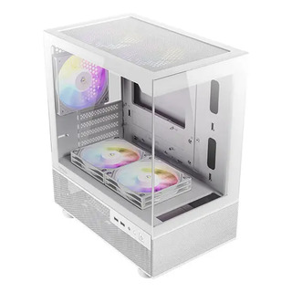 Gabinete Antec CX200M ELITE White RGB 5x120mm RGB Fans Vidrio Templado 270°