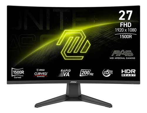 Monitor Gamer Curvo 27 Msi Mag 276cf 0.5ms 200hz Rapid Va