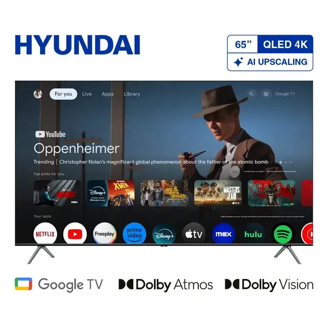 Smart Tv Hyundai 65 Qled 4k Uhd Android Tv