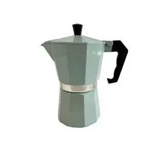 Cafetera Italiana Gris 15 Cm x 8.8 Cm 6 Un Krea