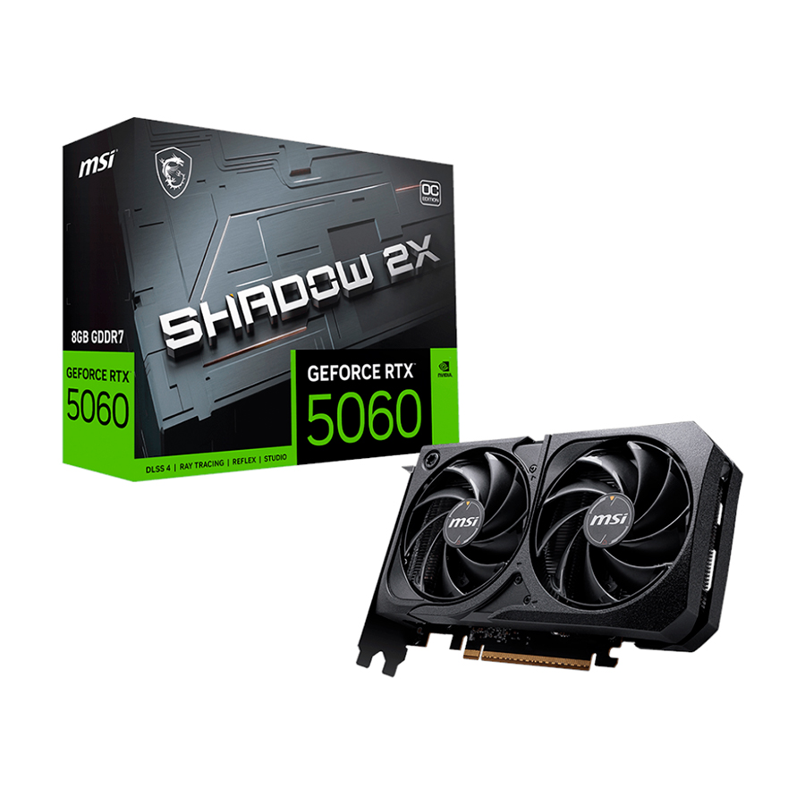 VIDEO GEFORCE RTX 5060 8GB MSI SHADOW