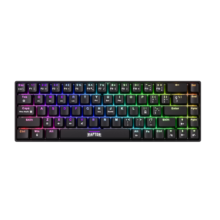 TECLADO GAMER RAPTOR FIRECLAW M68 RED OUTEMU