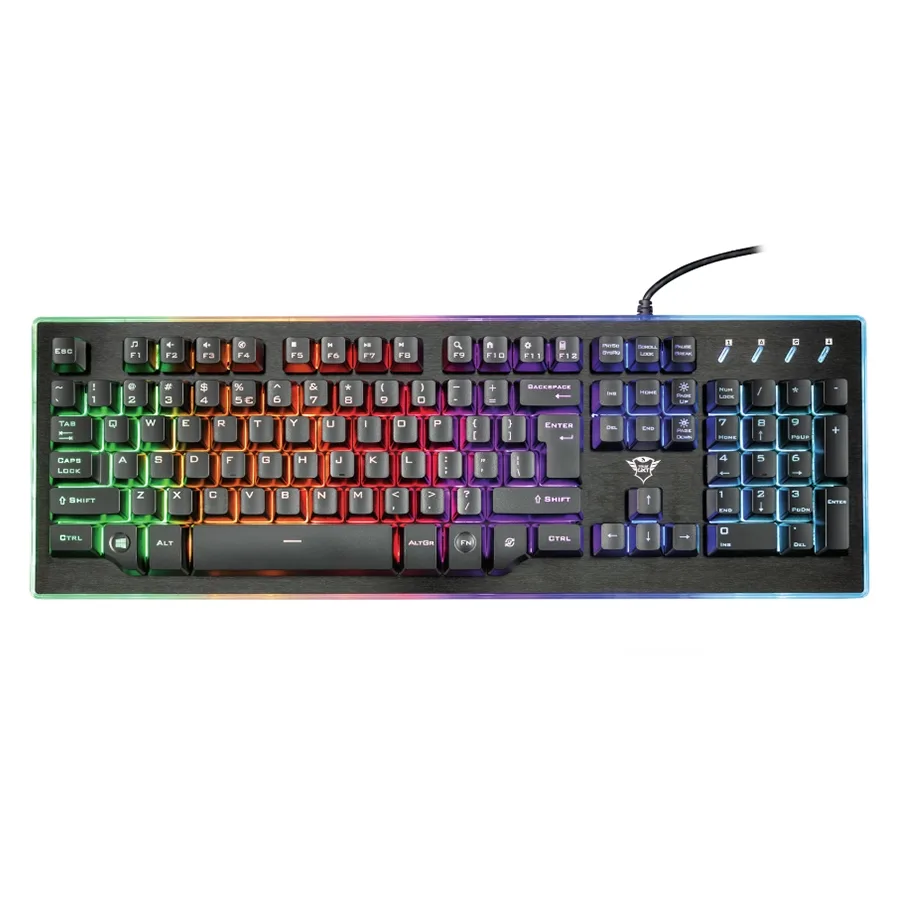TECLADO GAMER TRUST THURA GXT 860 SEMI MECANICO