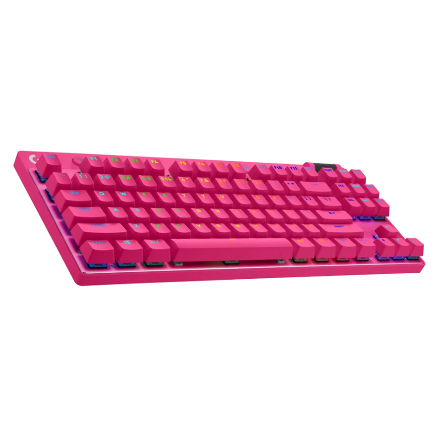 TECLADO GAMER LOGITECH PRO X TKL MAGENTA LIGHTSPEED