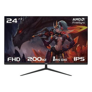 Monitor Gamer 24'' Raptor Hawk Eye Frameless 1080p 200hz 1ms Negro