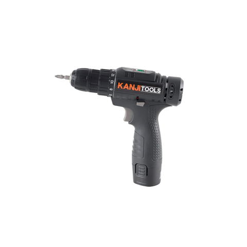 Atornillador Inalambrico Kanji Tools 12V KJT-AT121PB Negro