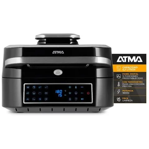 Freidora de Aire y Grill Atma 6.3Lts FR901DP
