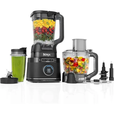 Licuadora y Procesador de Alimentos Ninja TB401 BlendSense 1800W Jarra 72oz Tazon 64oz