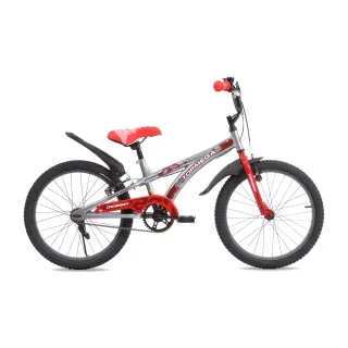 Bicicleta Rodado 20 Niño CrossBoy Acero Gris y Rojo - TOPMEGA (1012086) 1002524