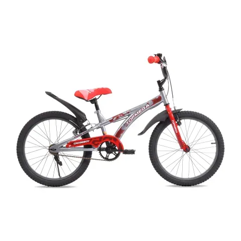 Bicicleta Rodado 20 Niño CrossBoy Acero Gris y Rojo - TOPMEGA (1012086) 1002524