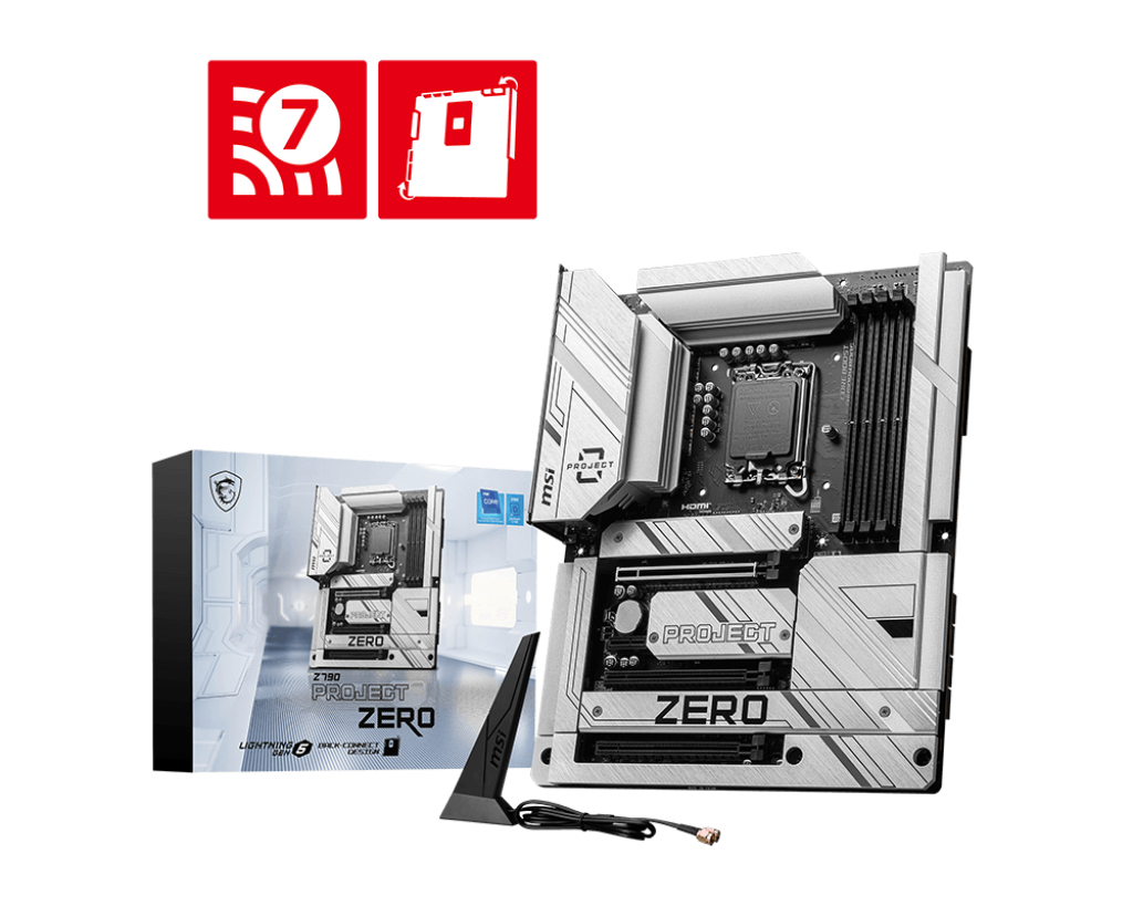 Motherboard MSI Z790 Project Zero | LGA1700 | Z790 | DDR5 | Project Zero