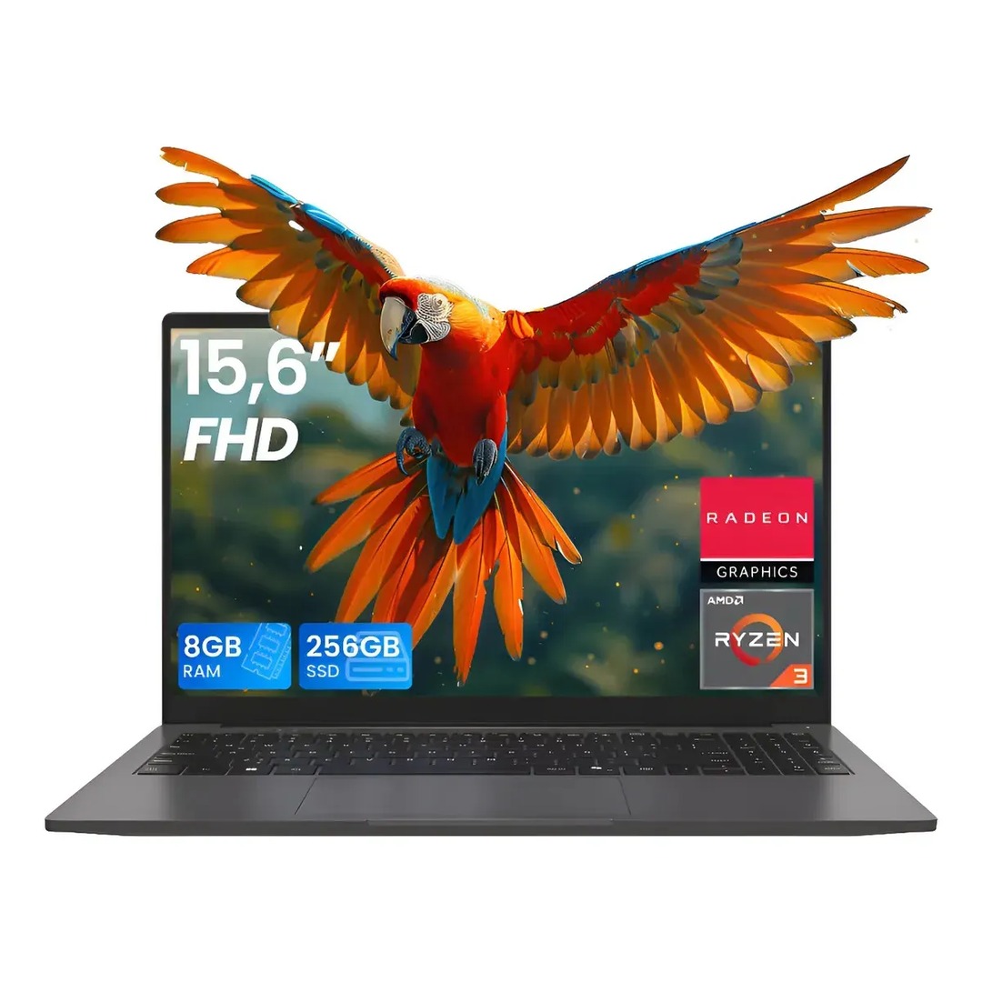 Notebook Gfast 15.6" Ryzen 3 8GB RAM 240GB SSD Windows 11