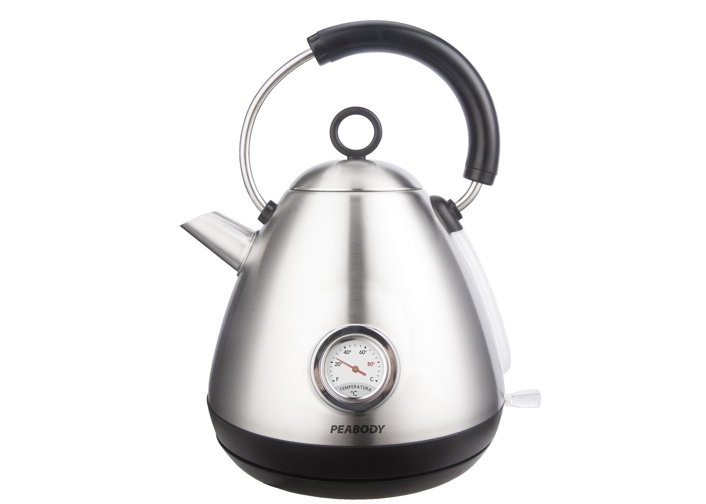 PAVA ELECTRICA 1.7LTS SILVER 2200W PEABODY KV8215S