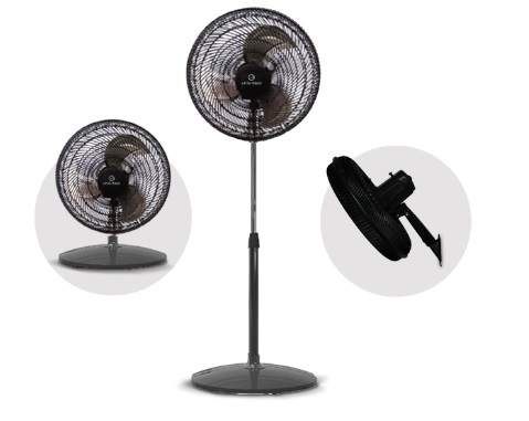 VENTILADOR 3 EN 1 18" 75W WHITENBLACK WBVPWB18M
