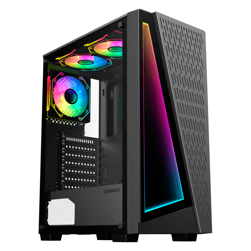 Gabinete Gamemax PRISM Fan x3 ARGB ATX