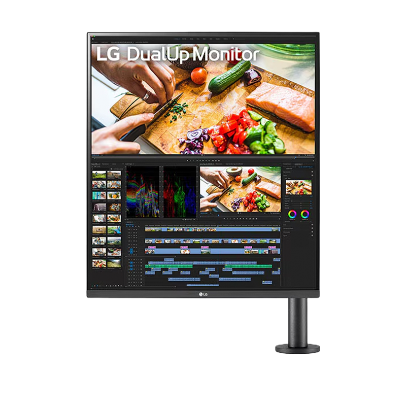 Monitor LED Nano IPS 28" LG 28MQ780-B Dual Ergo SDQHD - 2PBP- 60Hz