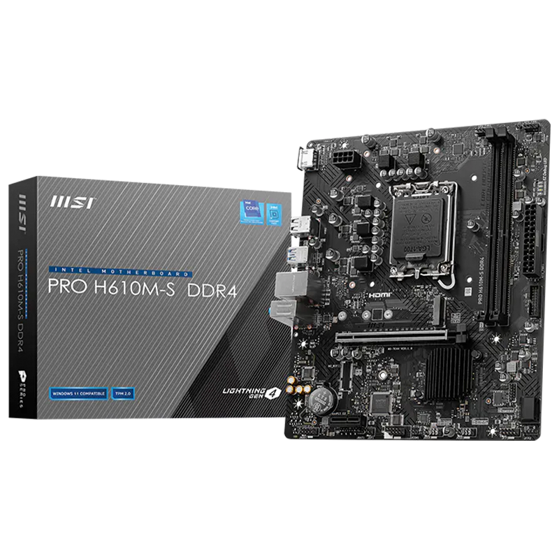 Mother MSI PRO H610M-S DDR4 - LGA1700