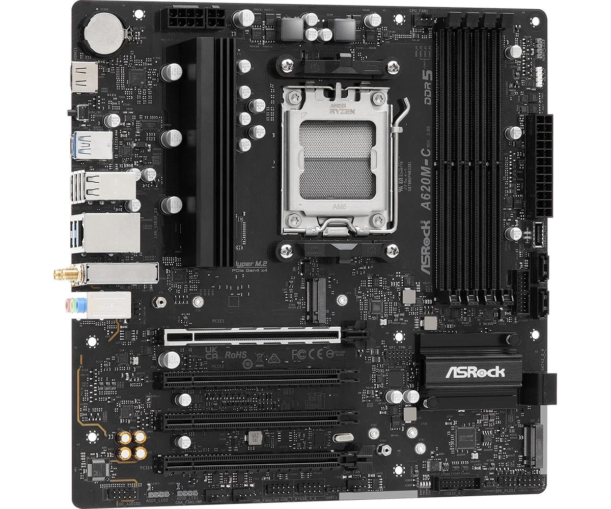 Mother Asrock A620M-C R2.0 WIFI BULK AM5 DDR5