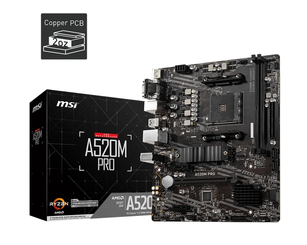 MOTHER MSI A520M PRO DDR4 AM4