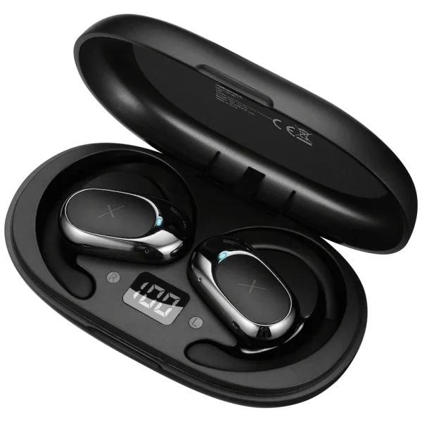 Auriculares Bluetooth VolkanoX VXO200 Open Wearable Clip-Ear | BT 5.4 | IPX4 | VKX-1122-BK