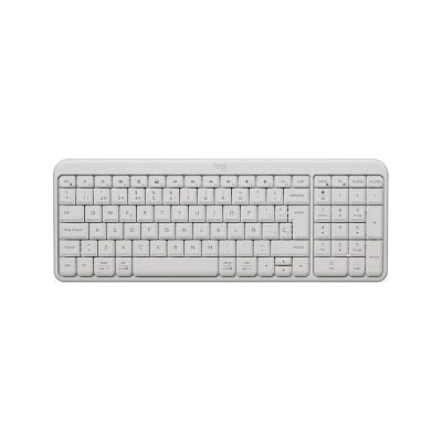 Teclado Logitech Bluetooth K250 Pebble White 920-013446