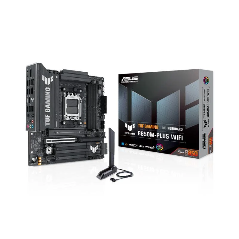 Motherboard Asus TUF B850M-PLUS | AM5 | B850 | mATX | DDR5 | Para Ryzen