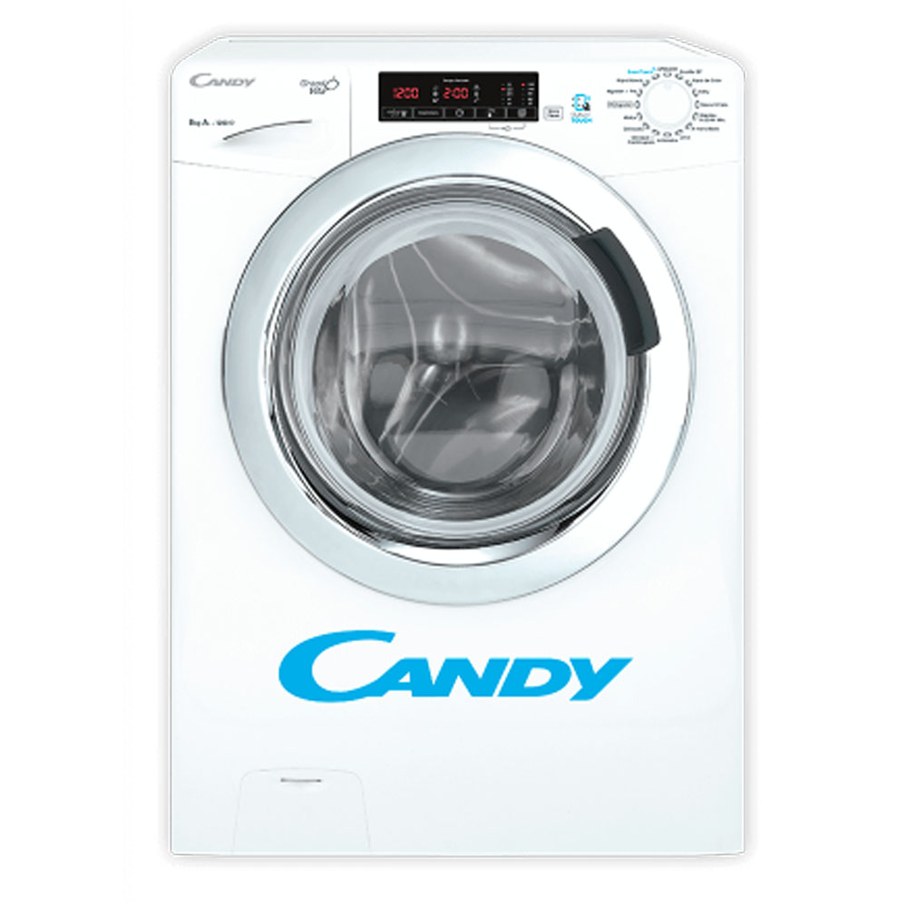 Lavarropas Automático Candy GVS128TC3 8Kg 1200rpm Blanco
