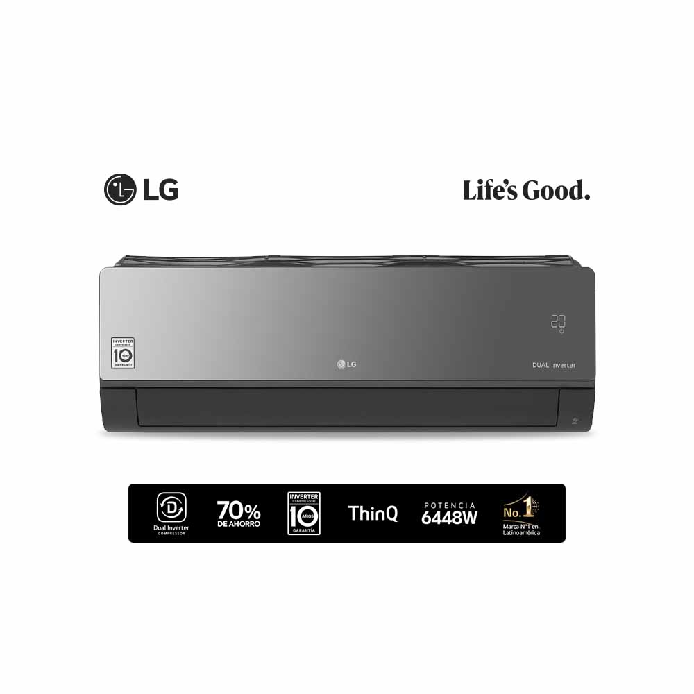 Aire Acondicionado LG Art Cool 5500Frig (6448W) S4-W24K2RPE Frío/calor WiFi Inverter