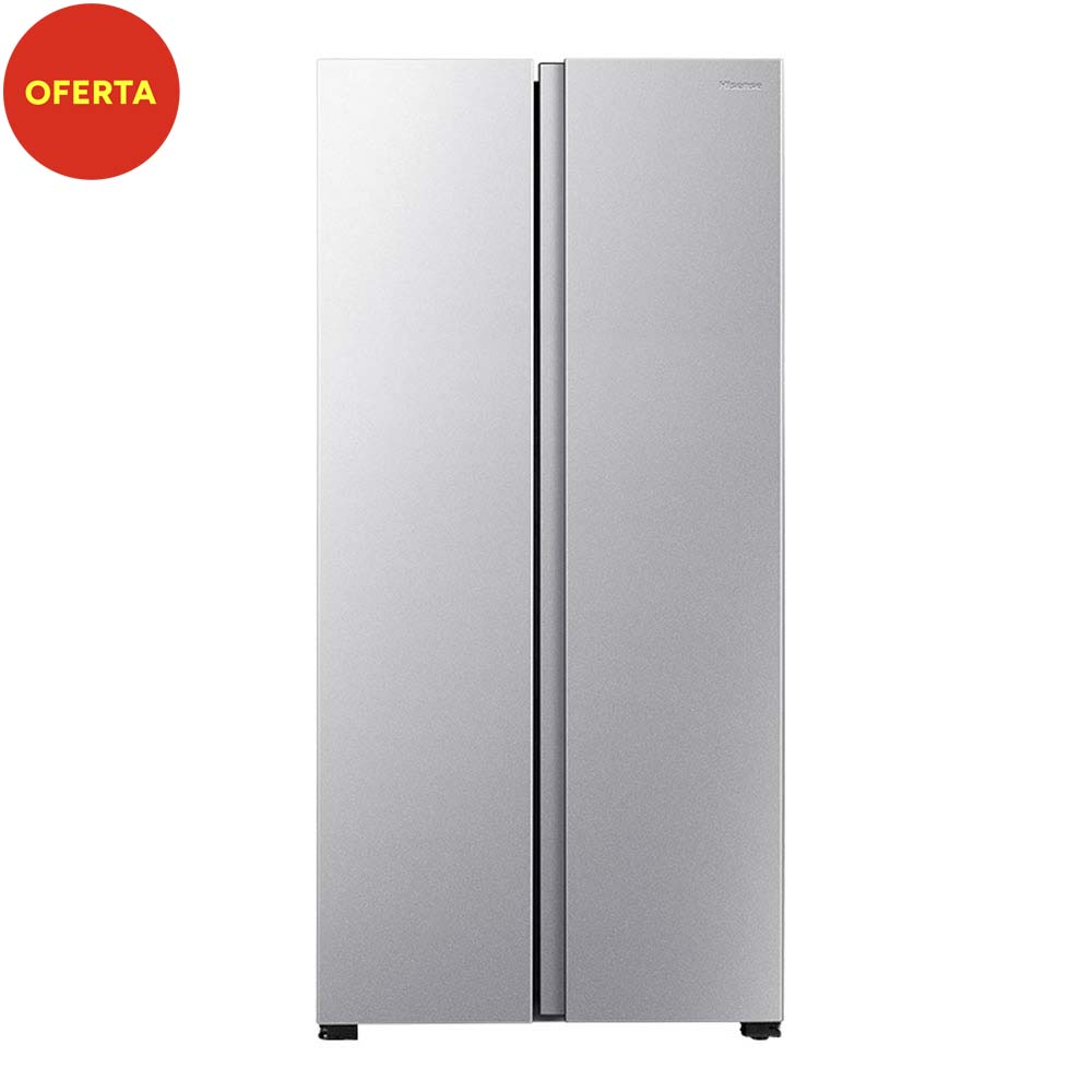 Heladera Side By Side Hisense RS3N428NAD 428Lts No Frost Inox