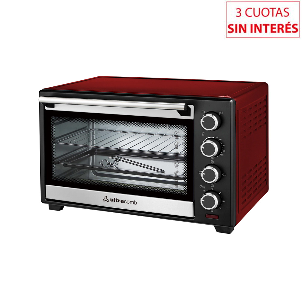 Horno Eléctrico 50Lt Ultracomb UC-50C Rojo