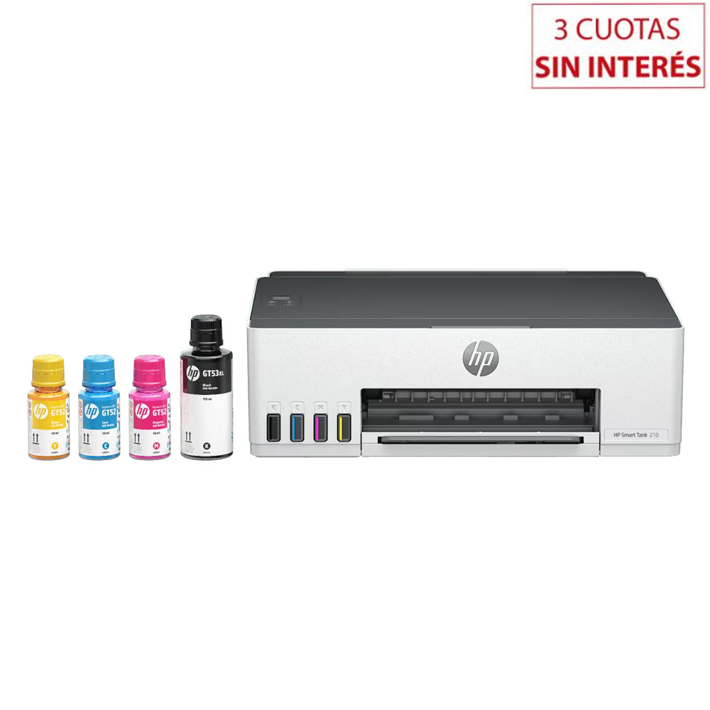 Impresora HP Smart Tank 210 WiFi Gris