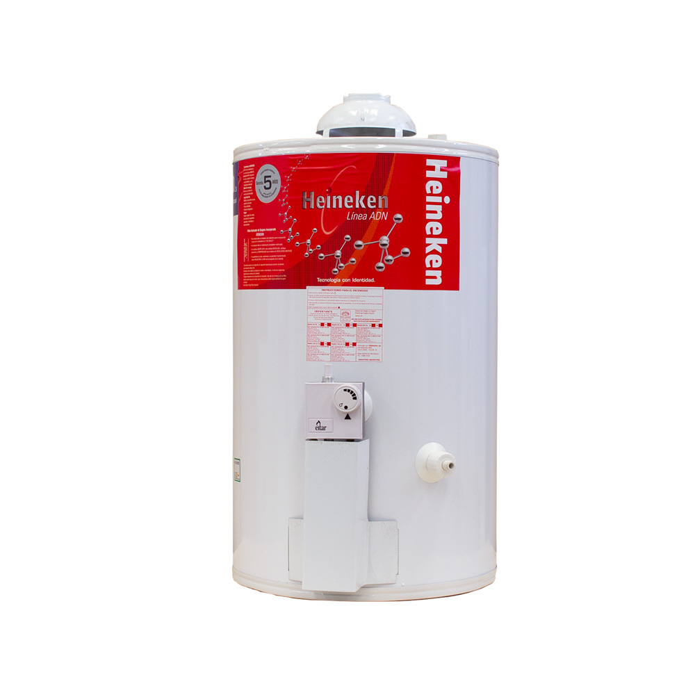 Termotanque a Gas 50Lts Heineken ADN AP-50 Apoyar C/Superior