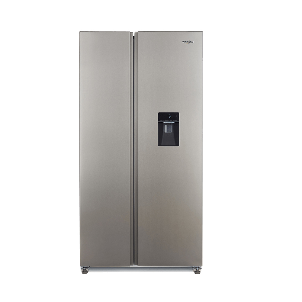 Heladera Side By Side 518Lts Whirlpool WRS955FWMS C/Dispenser No Frost Xpert Inverter Inox