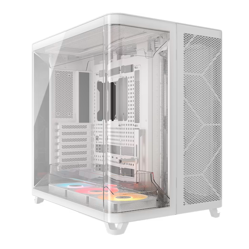Gabinete CORSAIR 5400 Air RS-R x3 Fans ARGB Triple Camara White