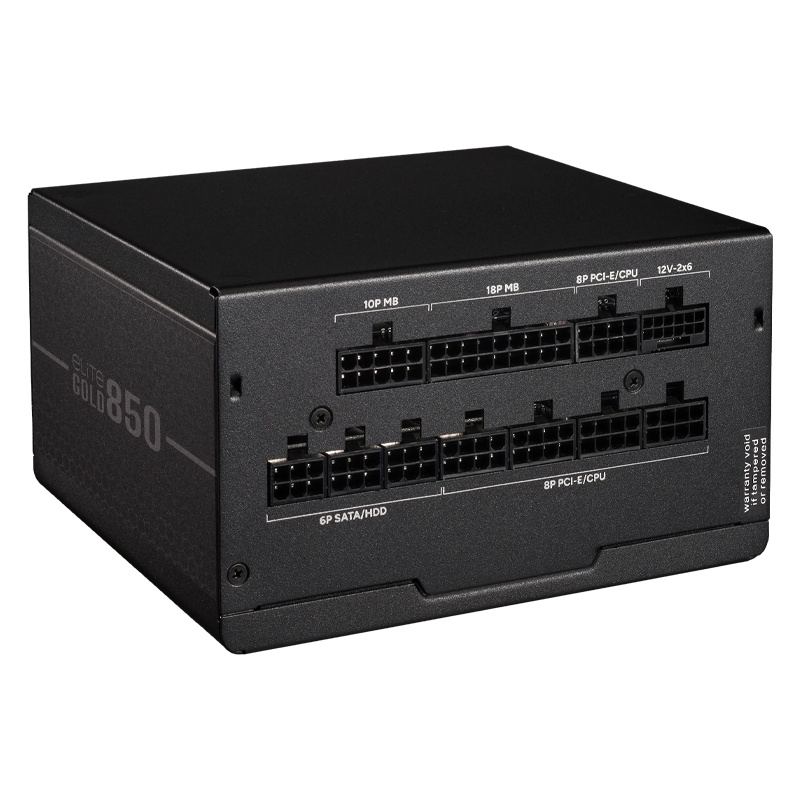 Fuente COOLER MASTER 850W 80 Plus Gold ELITE Full Modular PCIE 5.1