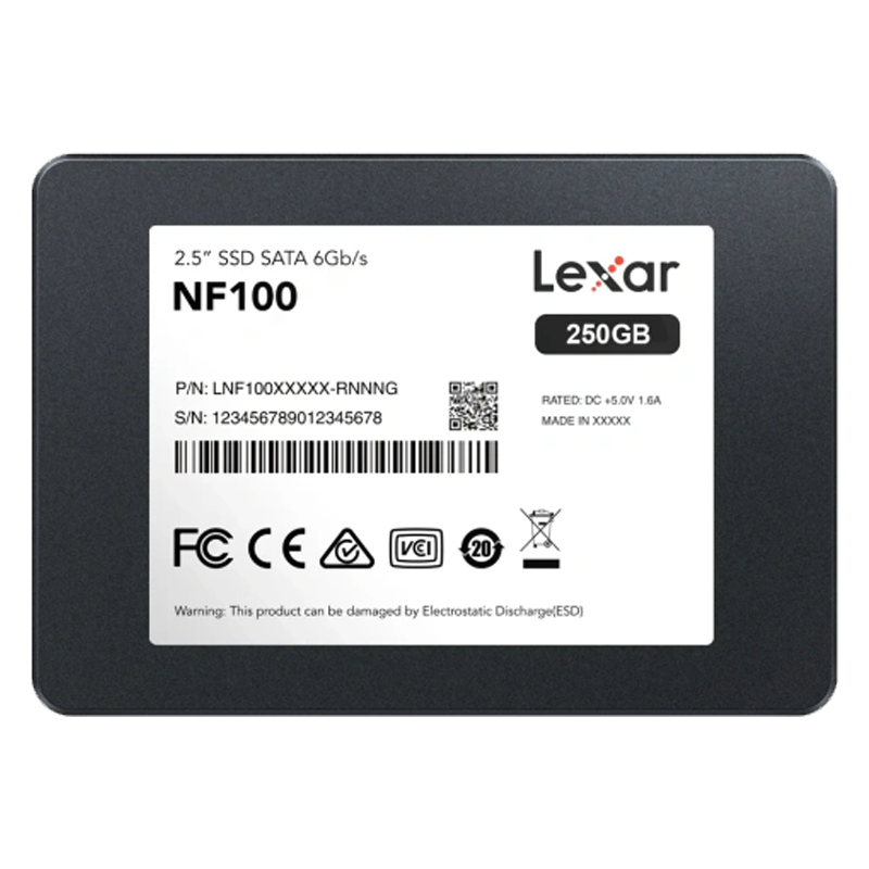 Disco Ssd 250G Lexar Nf100 Sata 2.5