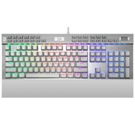 Teclado Mecánico Redragon YAMA K550 Español Blanco RGB