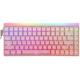 Teclado Magnético Aula Hero 84 He Pink Switch Pink RGB