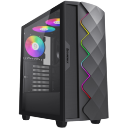 Gabinete Gamemax Diamond CP Fan x4 ARGB ATX