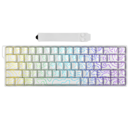 Teclado Magnético Irok MERCURY68 MAX Starlight Switch Inglés Blanco RGB